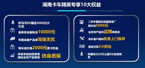 福田汽車發布湖南‘地產車’政策，助推綠色物流高效運行